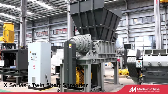PP/PE/PVC/Teflon/Pet/HDPE/LDPE Rohr Flasche Trommel Klumpen Abfall Kunststoff Grinder Brecher Maschine/Container/Film/LKW Reifen Gummi Shredder